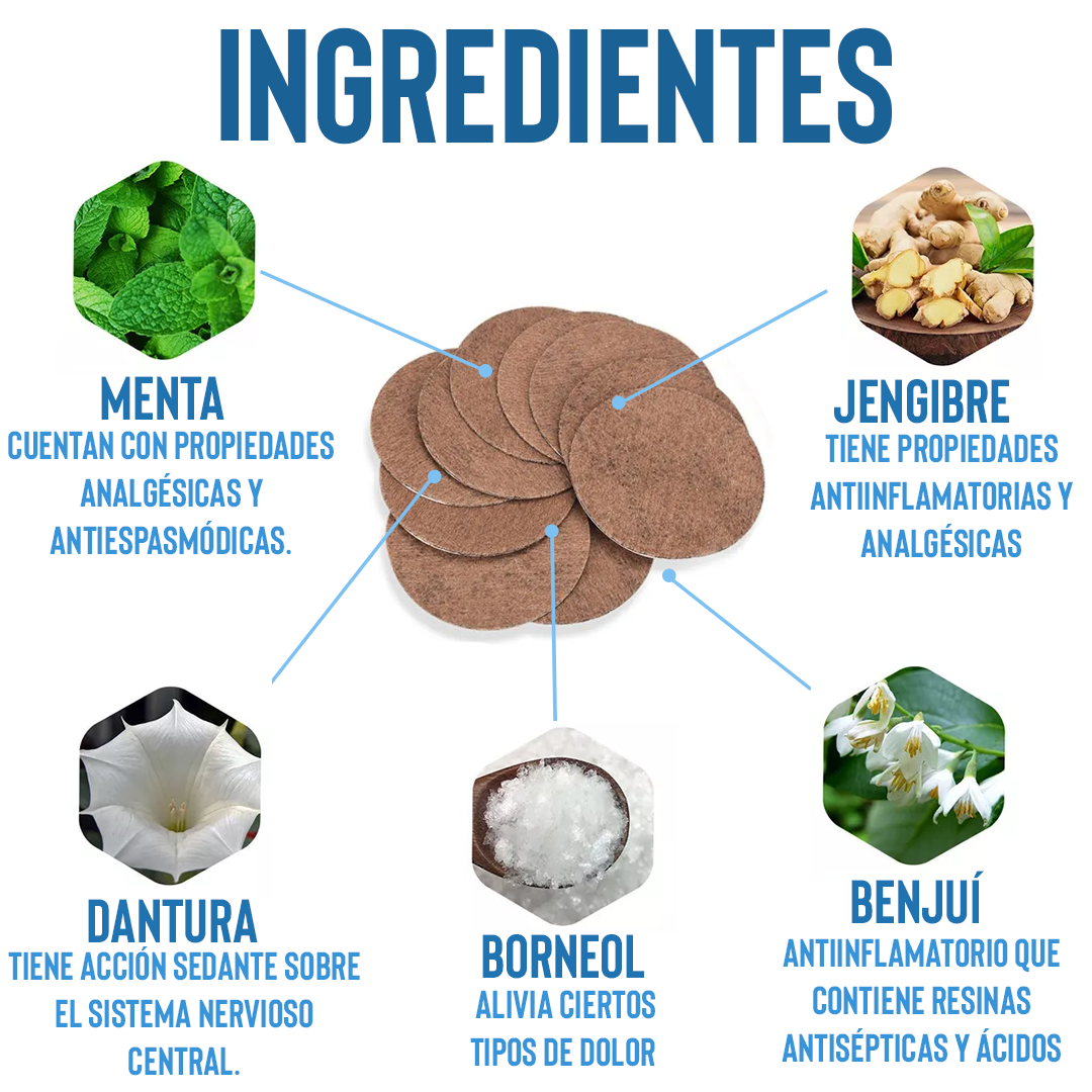 Parches Anti-Mareo y Vértigo South Moon – Alivio Natural Inmediato